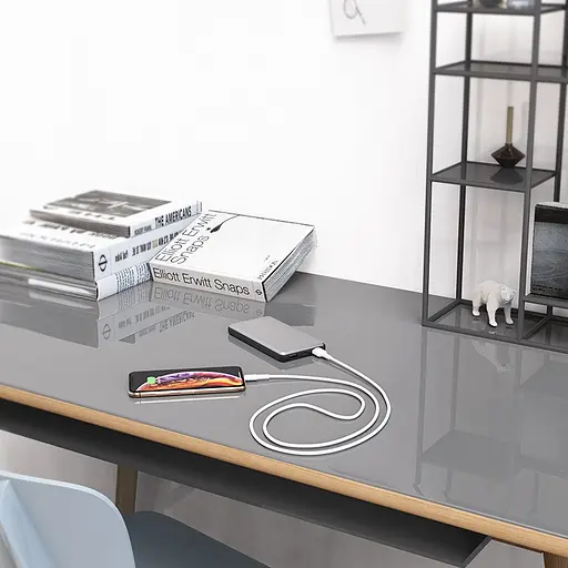 Кабель Borofone BX30 USB to iP 2.4A 1 м silicone TPE connectors білий - фото 3