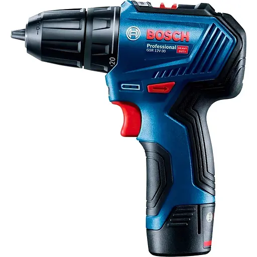 Дриль-шуруповерт Bosch GSR 12V-30 Professional 2x2Ah (0.601.9G9.000) UA-UCRF [89307]