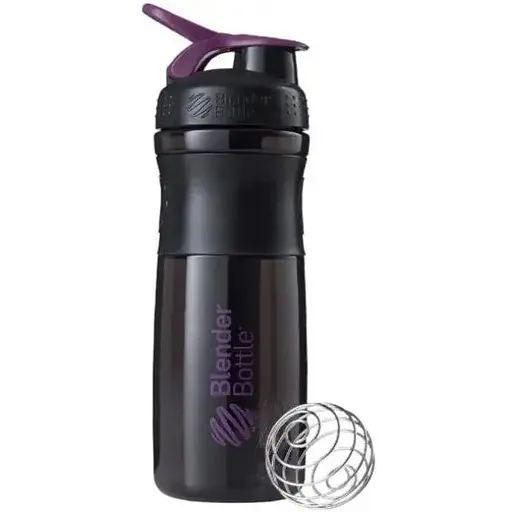 Шейкер спортивный BlenderBottle SportMixer Flip 28oz/820 мл Black/Plum (SM 28oz Black/Plum) - фото 1