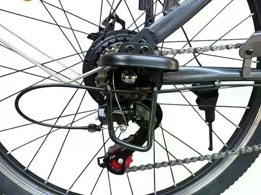 Електровелосипед Crosser E-LIT 26 дюймів (500W/48V/20Ah) з кошиком Чорний - фото 7