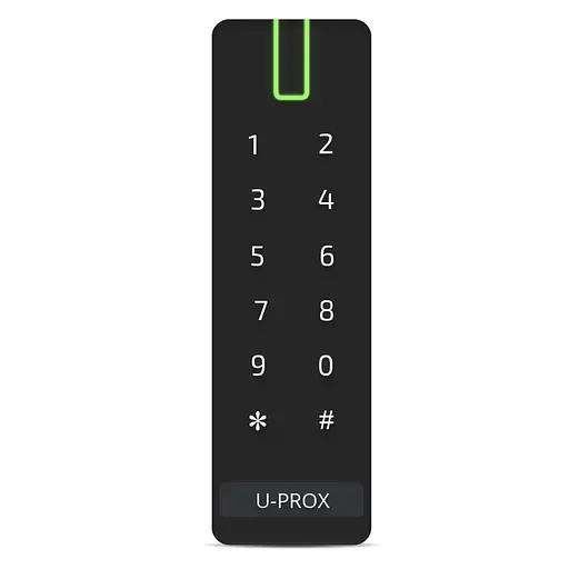 Зчитувач з клавіатурою ITV U-Prox SL keypad EM-Marine / Mifare / NFC / PayPass / PayWave / BLE (61-00030) - фото 1