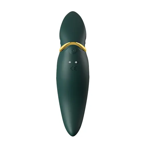 Вібратор для клітора Zalo Hero 14.6 см зелений - фото 4