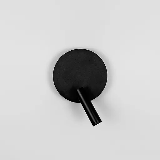 Черное бра со спотом в круглом корпусе Ø 15 см Line F Арт. WJ034/150 BK - фото 7