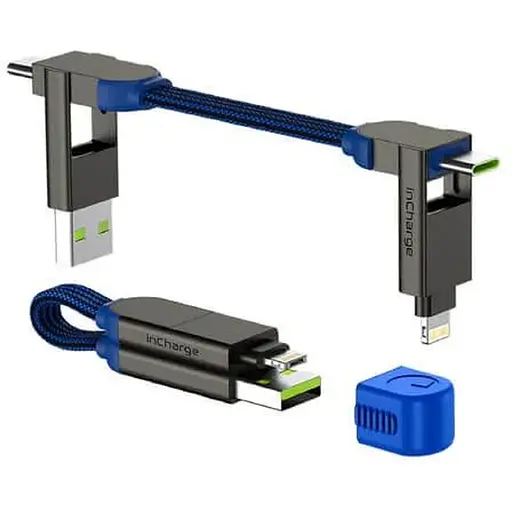 Кабель Rolling Square in Charge X 100W синий (X02WR)