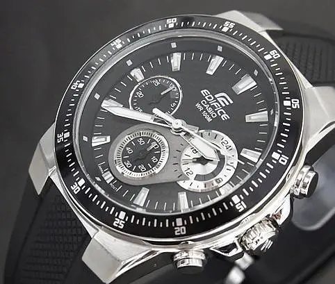 Годинники наручні чоловічі стрілочні стильні оригінальні Японія Casio Edifice EF-552-1AVEF - фото 5