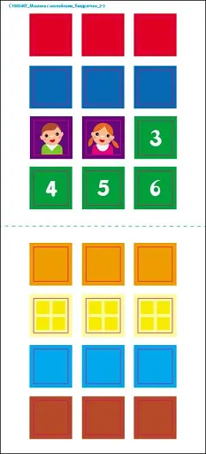 Мозаїка з наліпок. Квадратики. Для дітей від 2 років - фото 6