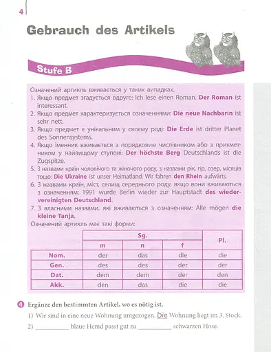 Німецька мова. 9 клас. Зошит з граматики. Einfache Grammatik - фото 4