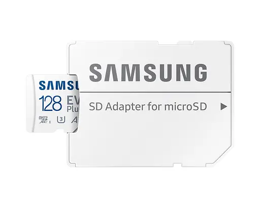 Samsung Мапа пам'яті microSD 128GB C10 UHS-I R130MB/s Evo Plus + SD - фото 4