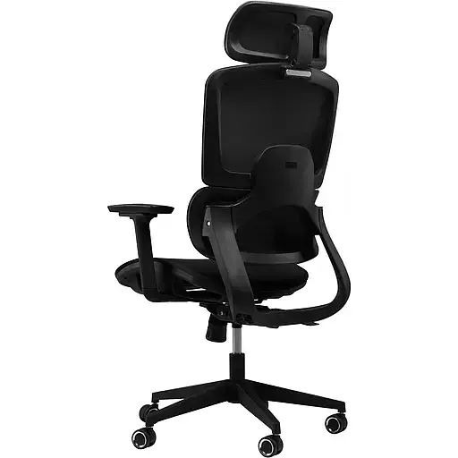 Офісне крісло GT Racer B-529B, чорне (B-529B Black) - фото 4