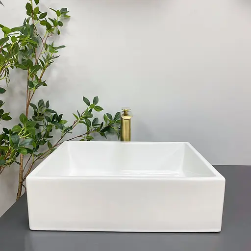 Умивальник VBI Norica white накладний VBI-012606, Білий - фото 5