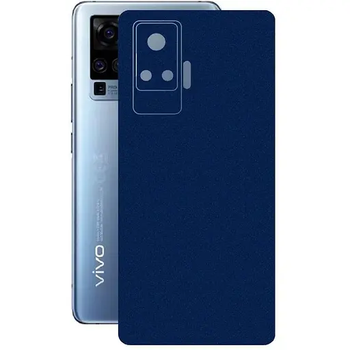 Защитная пленка StatusSKIN для Vivo X51 5G Корпус Винил Синий металлик - фото 1