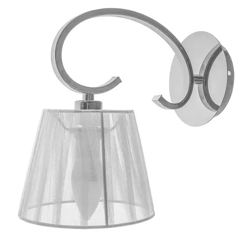 Бра Brille BKL-483W/3 настінне накладне з абажуром E14 CH