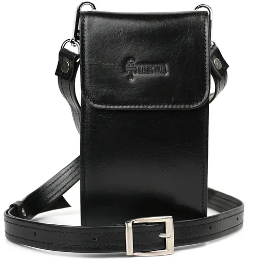 Шкіряна сумка-чохол для телефону Tarwa 18.5х10.5х3.5 см sum0028481 - фото 5