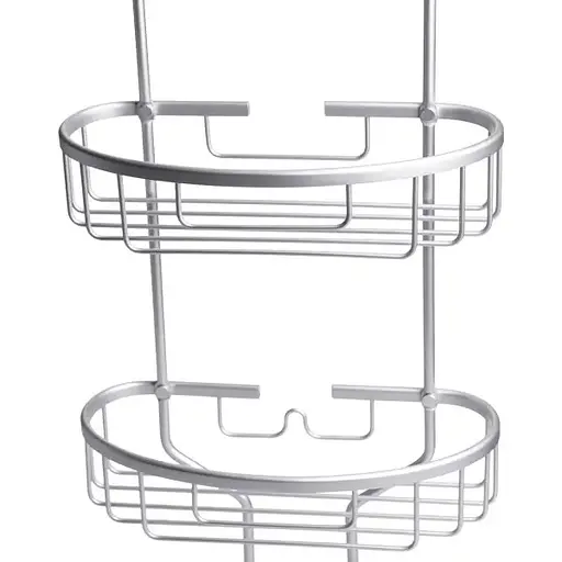 Полка для ванной комнаты Yiwu трехъярусная подвесная 28 x 13 x 63 см (HP-46-1) - фото 7