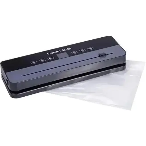 Вакууматор побутовий для сухих і вологих продуктів Yiwu HP-11-4 Сріблястий 10 пакетів у подарунок - фото 3