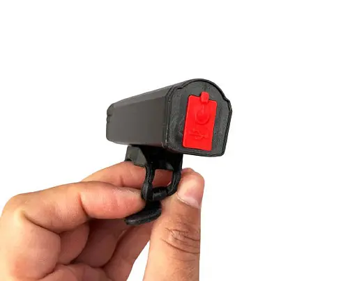 Вело фара 303C велосипедный аккумуляторный фонарь бело красно синяя мигалка - фото 6