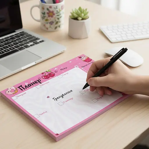 Планер недельный Vladi Toys VT9212-02, 20х14,3 см, 54 листа, украинский - фото 2