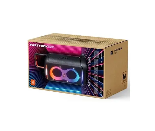 Бездротова портативна акустика JBL PartyBox 520 (JBLPARTYBOX520EU) чорна - фото 9
