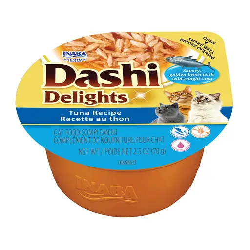 Ласощі Inaba Dashi Delights для котів тунець 70 г - фото 1