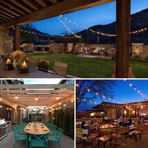 Гірлянда Sun Lamp LED Edison з ретро-лампочками з пультом управління, сонячною панеллю і можливістю зарядки від мережі - фото 3