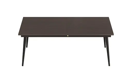 Стіл журнальний трансформер Dandi Small Ferrum-decor 45x120(160)x70 Чорний метал ДСП Венге Магія 16 мм (FRD-106795) - фото 10