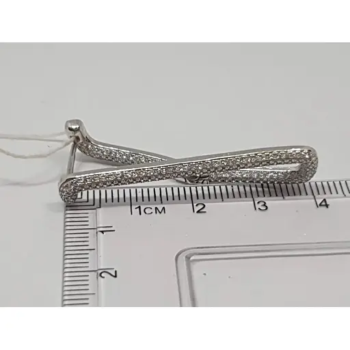 Срібні сережки Silvex 925 з фіанітами. С2Ф/1428 - фото 5