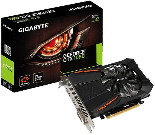 Видеокарта Gigabyte GTX 1050 2Gb D5 (GV-N1050D5-2GD) (GDDR5, 128 bit, PCI-E v3.0) Б/у - фото 4