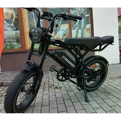 Электровелосипед Crosser 777 фетбайк 500W 48V 18Ah - фото 5