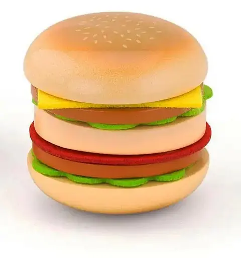 Іграшкові гамбургер та кола Viga Toys 51602 Дерев'яні іграшки - фото 4