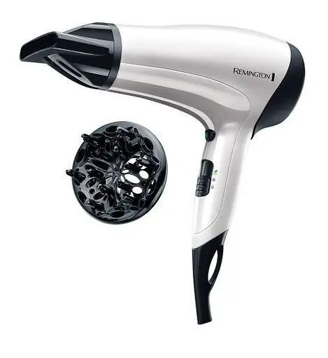 Фен Remington Power Volume 2000, 2000Вт, 3 режими, дифузор, турмалінова іоніз-я, хол. обдув, білий - фото 2