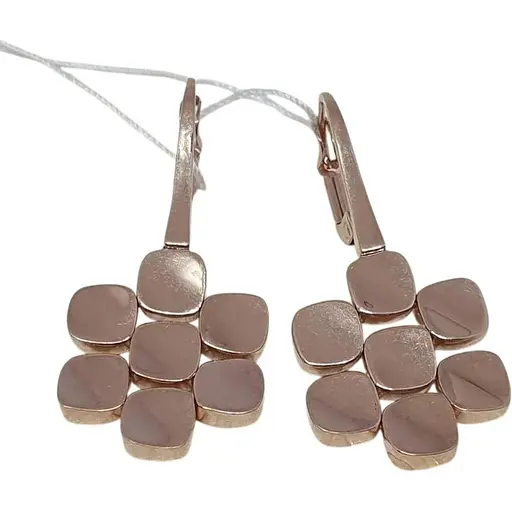 Золоті сережки-підвіски Favoritum. 2110