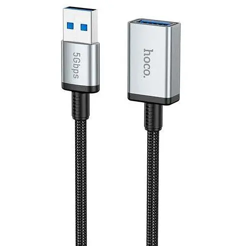 Кабель удлинитель USB3.0 to USB (F) — Hoco US10 5Gbit/s 0.5 метра - фото 1