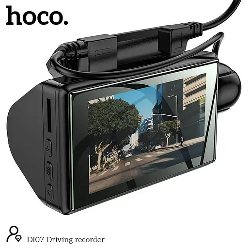 Видеорегистратор HOCO Di07 Dual Cameras Driving Recorder на 2 камеры - фото 5