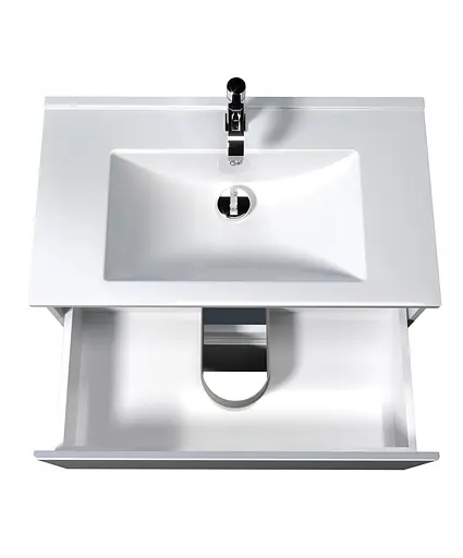 Тумба Мойдодир Сорренто 80-A Білий у ванну з умивальником SU-80 Білий - фото 3