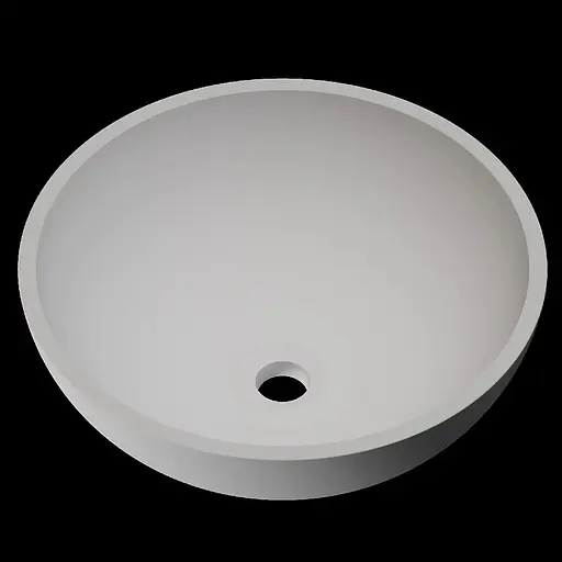 Раковина матовая накладная Amidicon Atol 410 из литого камня ATOL_41 _MAT, Белый матовый - фото 1