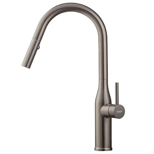 Смеситель для кухни с выдвижным изливом Koer KI-70004-07 KR3387 Графит - фото 1