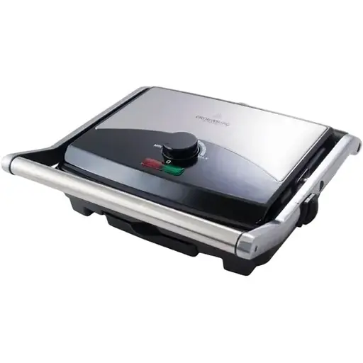 Электроприжимной гриль Crownberg CB-1067 антипригарное покрытие лоток для жира 2000 Вт - фото 1