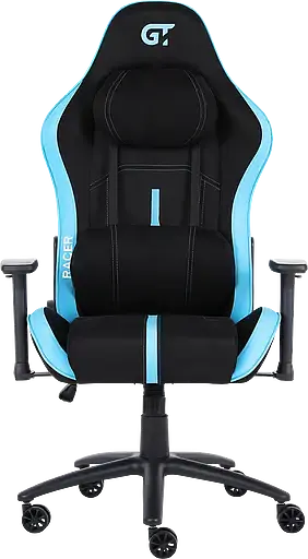 Геймерське крісло GT Racer чорне із синім (X-2565 Black/Blue) - фото 2