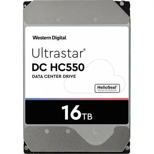 Жесткий диск WD Ultrastar DC HC550 7200rpm 512MB 3.5" SATA 16 TB (0F38462) - фото 1