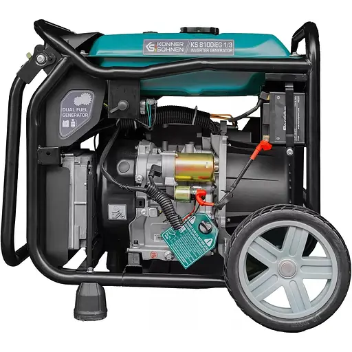 Інверторний газово-бензиновий генератор Konner&Sohnen KS 8100iEG 1/3 [153530] - фото 7