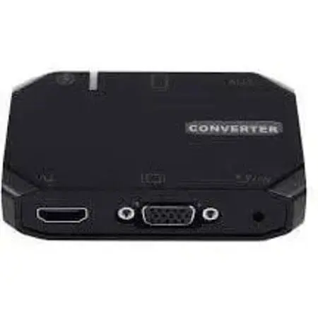 Конвертер HDTV 3 в 1 мама USB А + 3.5 на мама HDMI + мама VGA + мама AV - фото 1