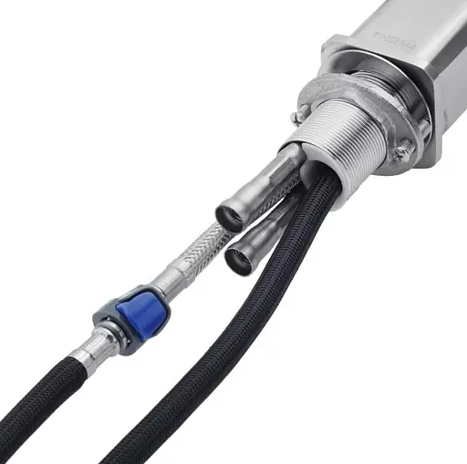 Змішувач для кухні з висувним виливом Kroner KRP Edelstahl Klassisch - ESG03918 (CV032498) - фото 7