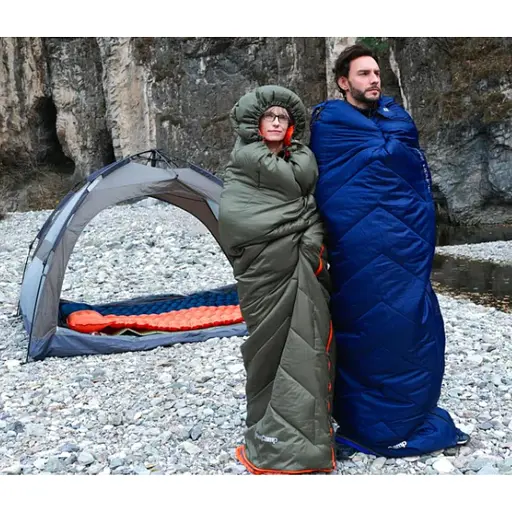 Спальный мешок KingCamp Huron 250 Comf +12°C / Lim +7°C / Extr -3°C Navy - фото 4