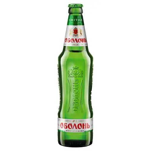 Пиво Оболонь Светлое, 4,5%, 0,5 л (822) - фото 1