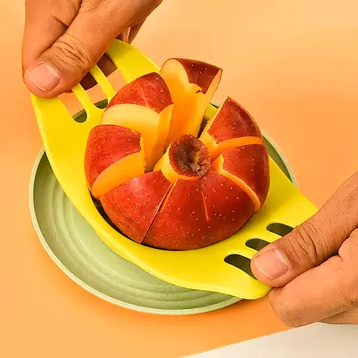 Яблокорезка нож для нарезки яблок дольками, Kitchen Master Желтый 84483 - фото 2