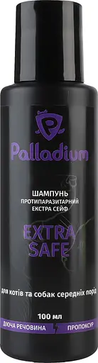 Шампунь Palladium Extra Safe протипаразитарний для котів та собак середніх порід 100 мл - фото 6