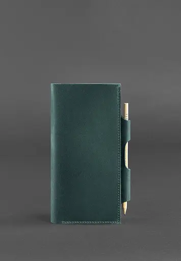 Кожаный тревел-кейс 3.0 зеленый Crazy Horse - фото 2