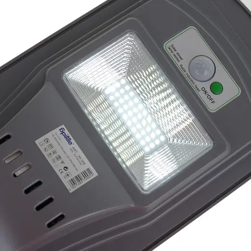 Светильник Brille консольный на солнечной батарее с датчиком движения LED IP54 HL-602/20W - фото 4