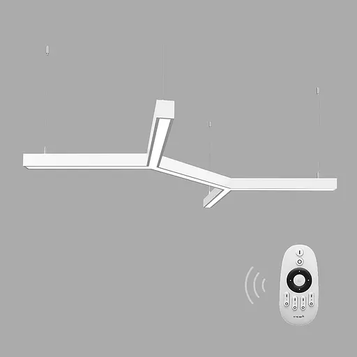 Керований світлодіодний світильник X-LED 100ВТ Star білий (870*740*43) LSNS-100dw - фото 1