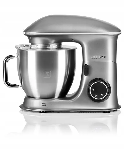 Тестомес миксер планетарный Zeegma PLANEET CHEF GREY 2200 Вт - фото 3
